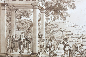 Claude Lorrain, after. Samuel anointing David King of Israel. Etching by Richard  Earlom. 1774.