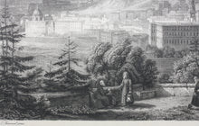 Load image into Gallery viewer, Karl Ludwig Frommel. View of Salzburg. Engraving. 1842,.
