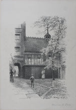 Load image into Gallery viewer, Thomas Robert Way. Barnard&#39;s Inn. Lithograph. 1896.
