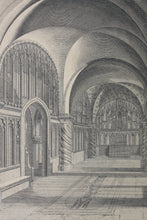 Load image into Gallery viewer, James Cole. The Chapel of our Lady in criptis. Engraving. 1723.
