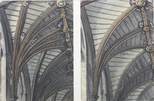 Load image into Gallery viewer, Eneas Mackenzie, after. Fragments of Ceilings. Color aquatint by John Bluck. 1812.

