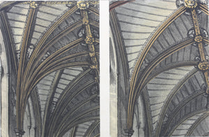 Eneas Mackenzie, after. Fragments of Ceilings. Color aquatint by John Bluck. 1812.