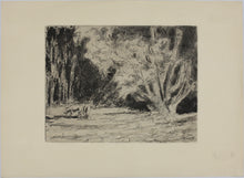 Load image into Gallery viewer, Maximilien Luce. Landscape with Cows. Etching. c. 1910.

