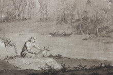 Load image into Gallery viewer, Claude Lorrain, after. A Study. Etching by Richard Earlom. 1802.
