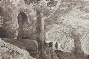 Claude Lorrain, after. A Study. Etching by Richard Earlom. 1802.