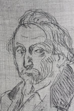 Load image into Gallery viewer, Victor Joseph Roux-Champion. Portrait d&#39;Emile Bernard. Etching. Early XX C.
