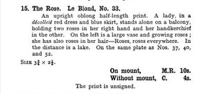 Abraham Le Blond. The Rose. Baxter print. 1849-1854.