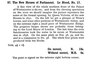 Abraham Le Blond . The New Houses of Parliament. Baxter print. 1852.